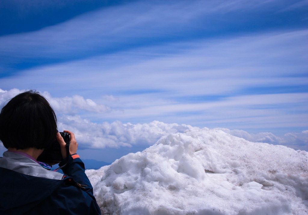 姫と雪山！？