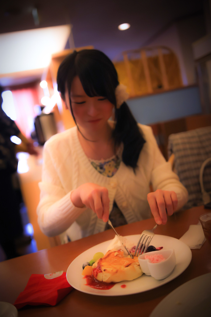 お腹いっぱい～♪ .*