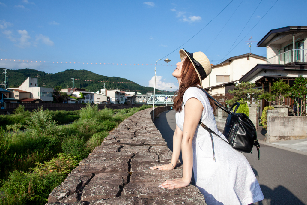 澄んだ空気の街並み