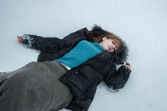 雪ポートレート