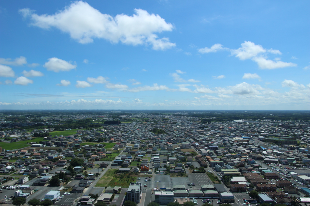 県庁の展望台から