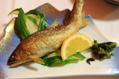 鮎の塩焼き