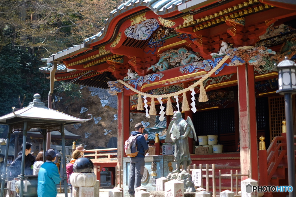 高尾山にて