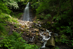 清流　浅間山登山にて