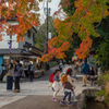 深大寺は素敵な通学路