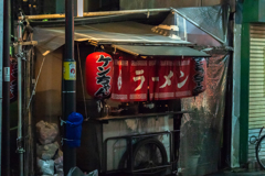 午前1時のスケッチ　　深夜の屋台