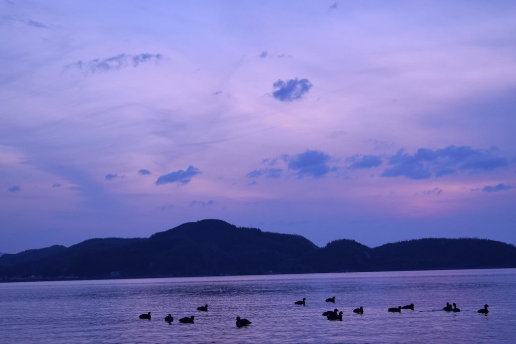 夕日の後に