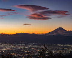 朝焼けの空