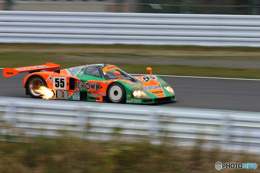 MAZDA 787B Le Mans WINNER　寺田陽次郎氏　ファイアー！！