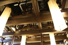 小田原の蕎麦屋の天井
