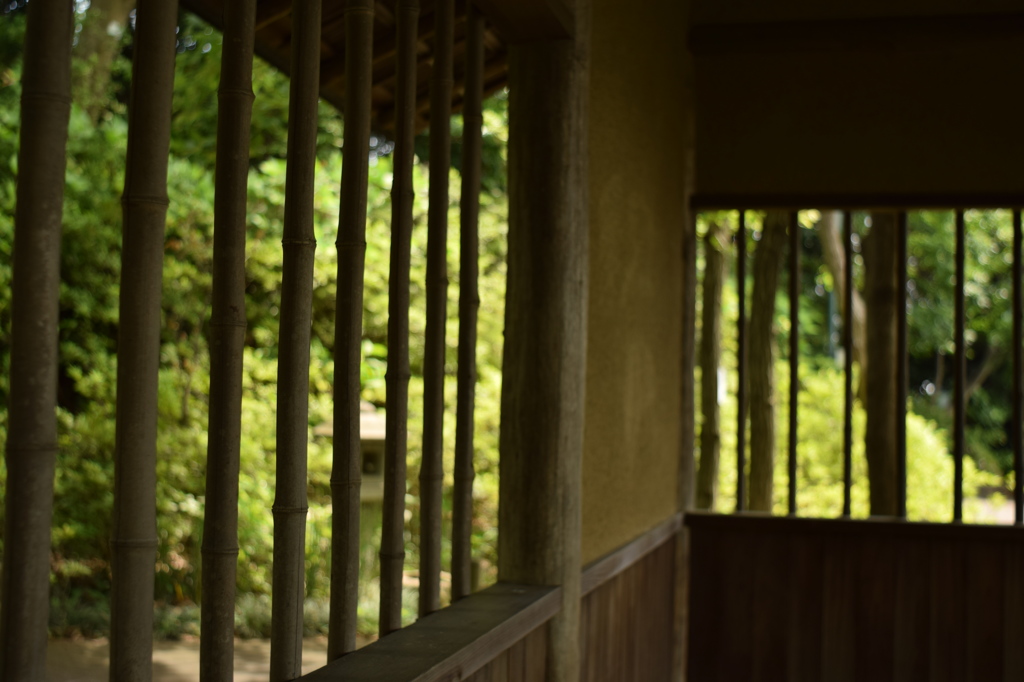池上梅園　見晴台小屋