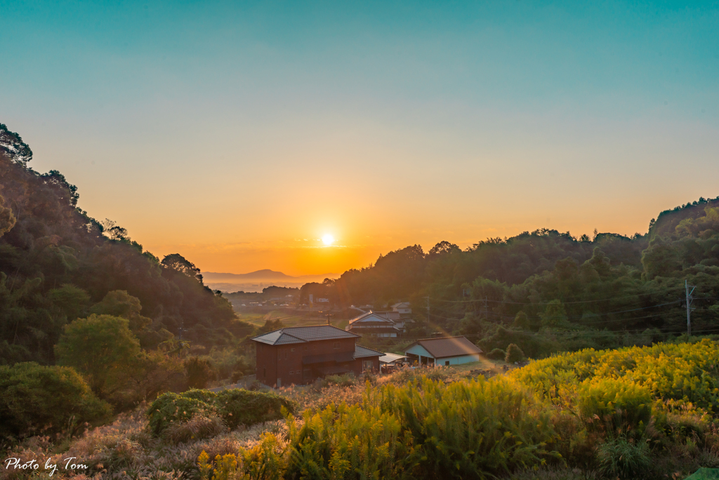 八木山の朝