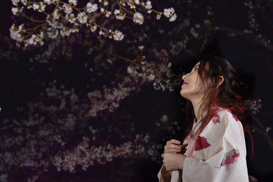 桜×和装
