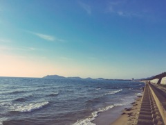 福津方面を望む