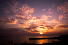 角島の夕日