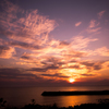 角島の夕日