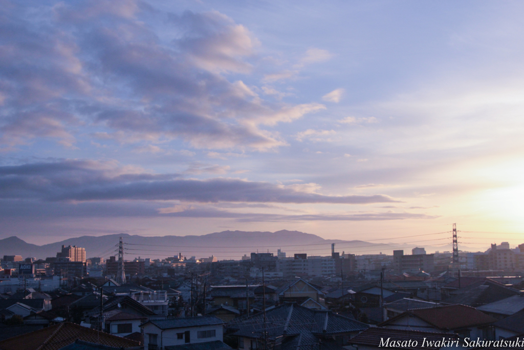 朝焼けの町 By まーくん A Id 写真共有サイト Photohito