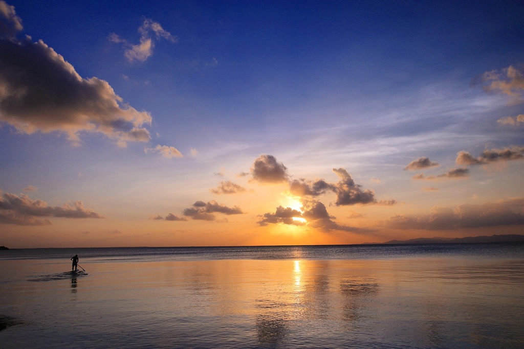 クリスマスに見た夕日〜竹富島〜