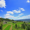 田舎の空のちぎれ雲。。。