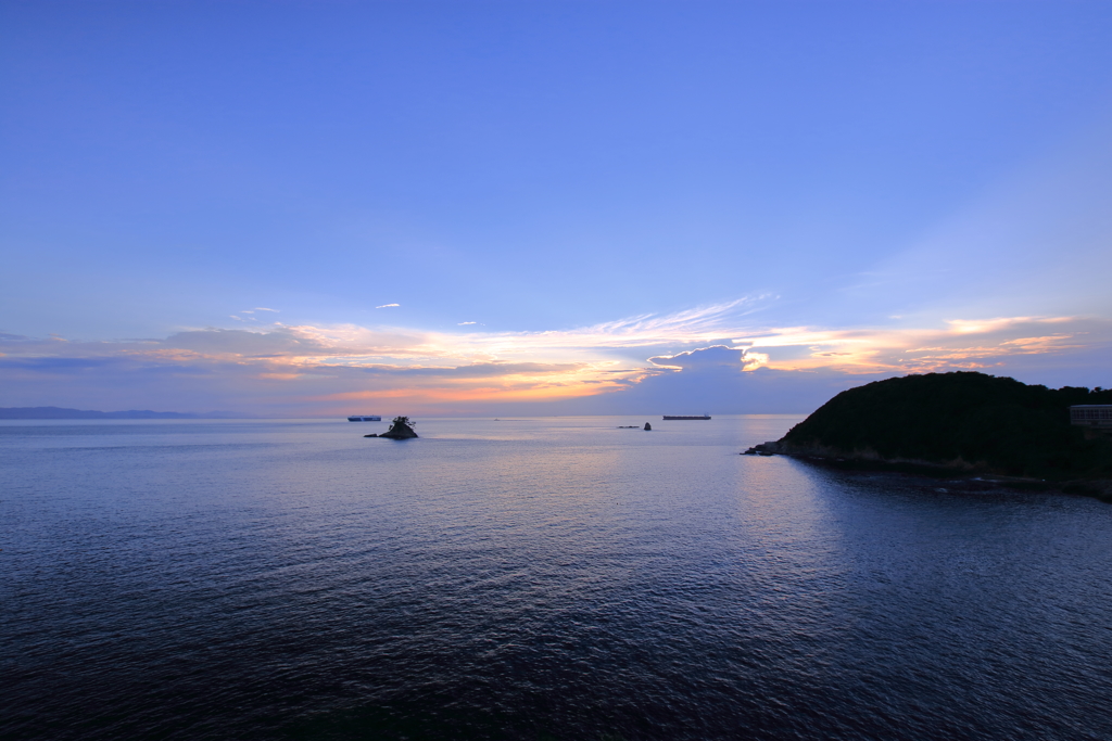 篠島の夕暮れ