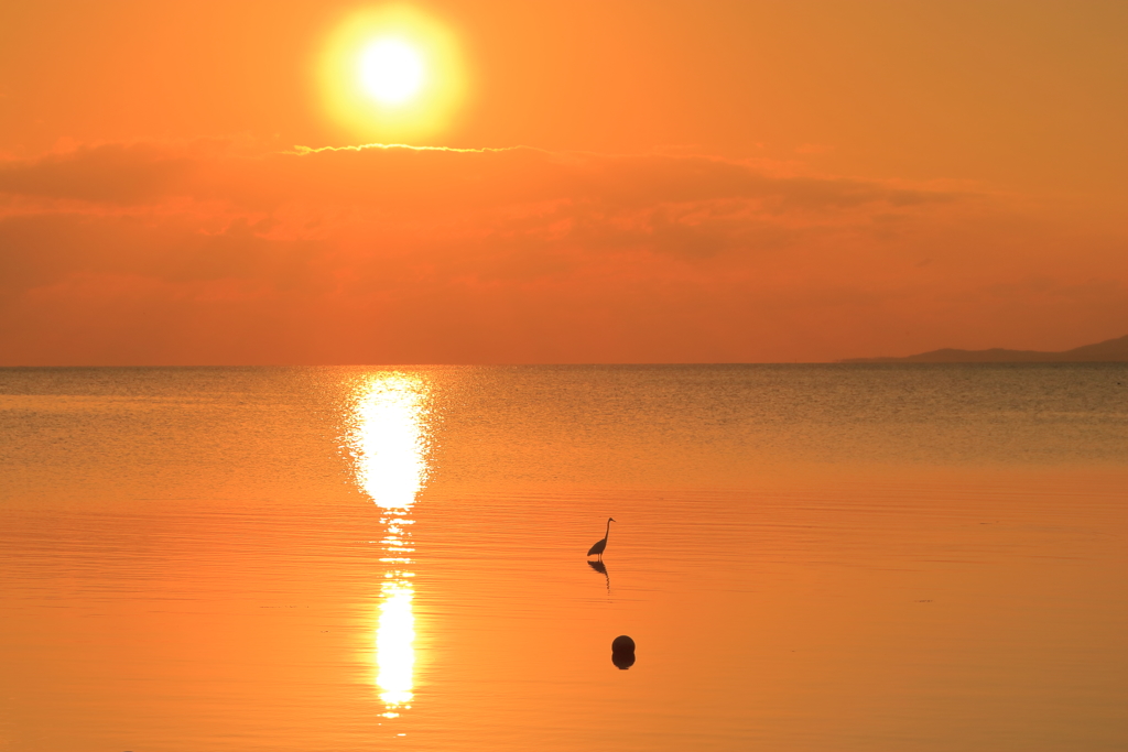 ～竹富島の夕日～