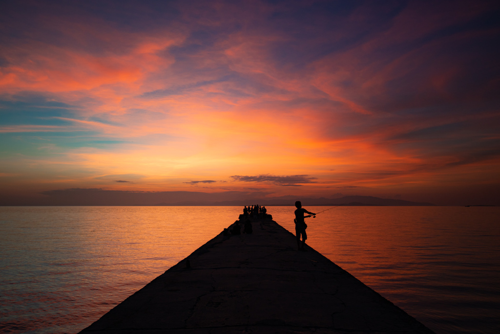 穏やかな夕暮れ～竹富島～