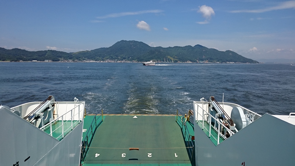 フェリーで通勤