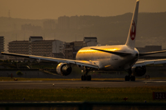 夕刻の出発便