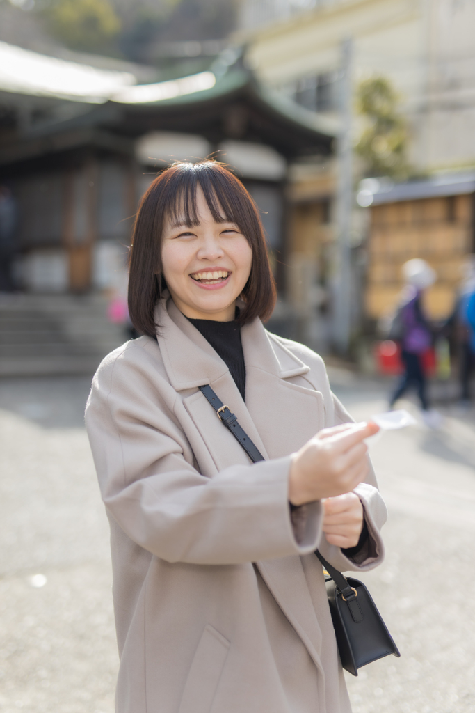 おみくじの見せあいこは楽しい