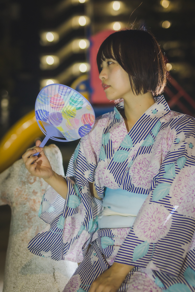 浴衣にうちわ最強説