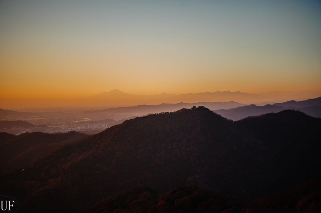 遠景　浅間山