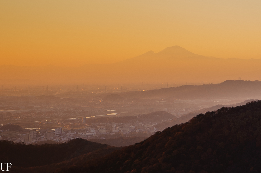 遠景　浅間山 トリミング