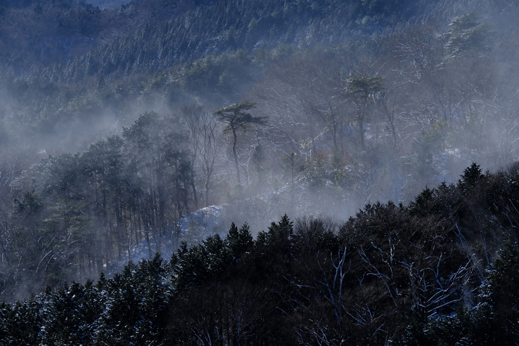 雪煙舞う　その6