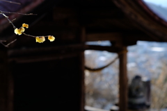 小さな神社で