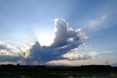 夕暮れの雲