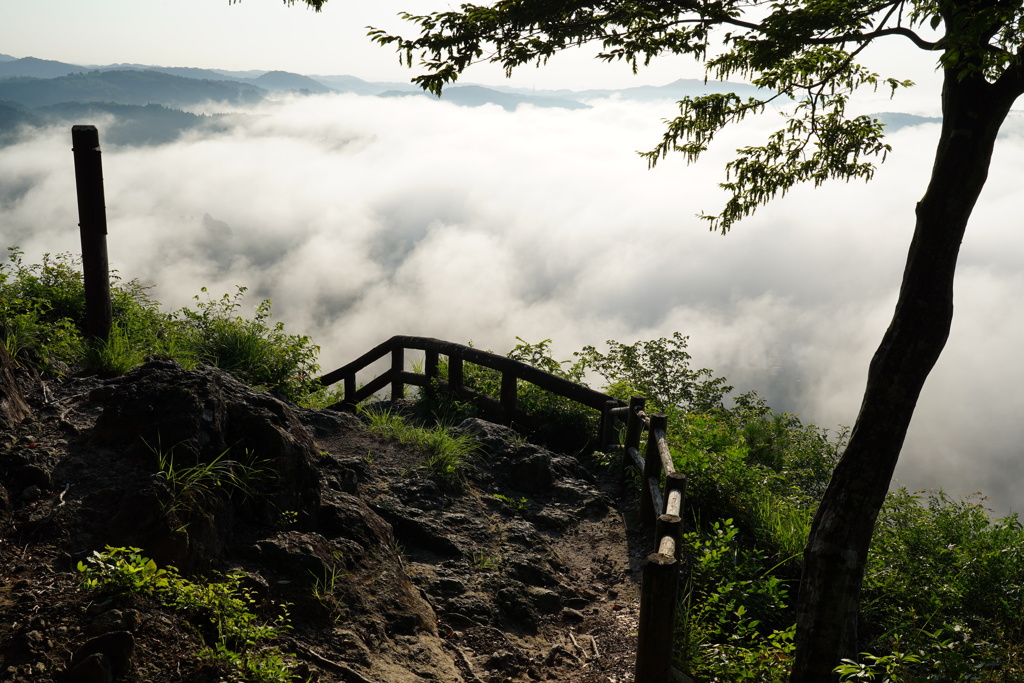 里山の雲海