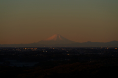 朝の富士山