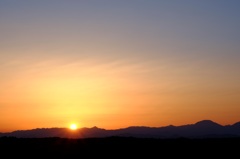 沈む夕陽