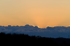 雲の輪郭