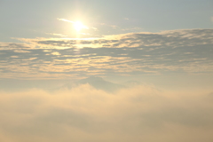 輝く雲の海