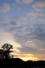 秋の夕暮れ