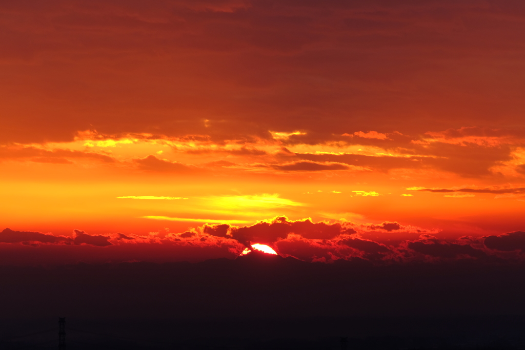 沈む夕日　その2