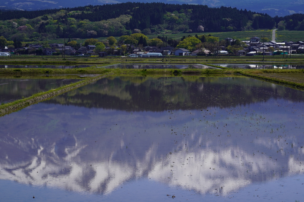 鳥海山を望む4