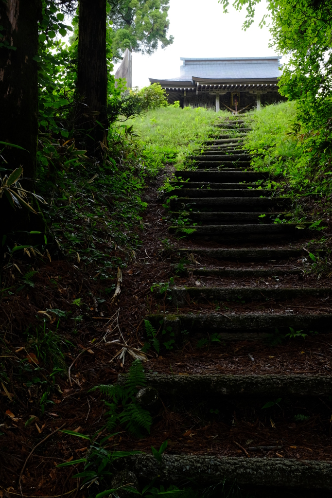 山頂の神社