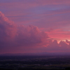 入道雲夕景