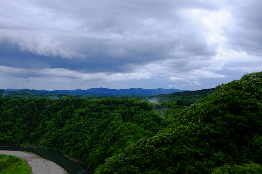 雨上がり遠景