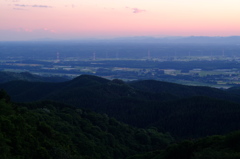 夕暮れ遠景