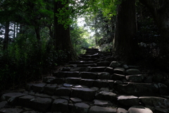 お寺の石段2