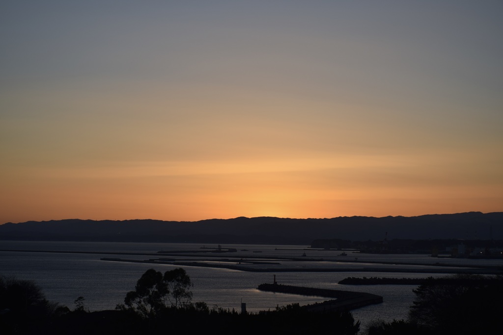 小名浜の夕暮れ