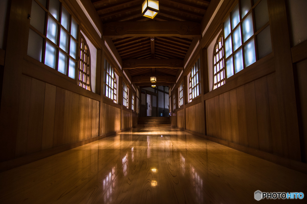 永平寺の廊下